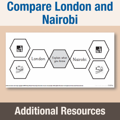 Image of Year 2 Geography (Compare...London and Nairobi) AR1 Structured Assessment Option 1 CUSP Resource