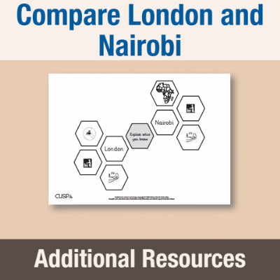 Image of Year 2 Geography (Compare...London and Nairobi) AR2 Structured Assessment Option 2 CUSP Resource