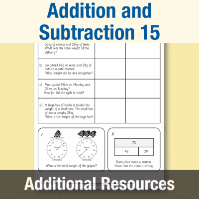 Image of Year 2 Maths 15 (Addition and Subtraction) Additional Resources AR CUSP Resource