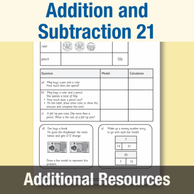 Image of Year 2 Maths 21 (Addition and Subtraction) Additional Resources AR CUSP Resource
