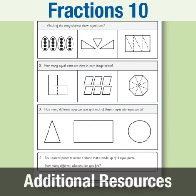 Image of Year 2 Maths 10 (Fractions) Additional Resources AR CUSP Resource