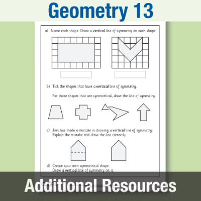 Image of Year 2 Maths 13 (Geometry) Additional Resources AR CUSP Resource