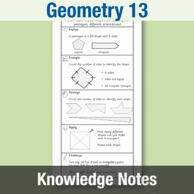 Y2 Maths 13 (Geometry) Knowledge Notes KN