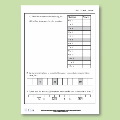 Y2 Maths 12 (Multiplication and Division) Additional Resources AR