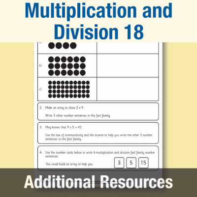 Image of Year 2 Maths 18 (Multiplication and Division) Additional Resources AR CUSP Resource