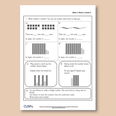 Y2 Maths 1 (Number and Place Value) Additional Resources AR