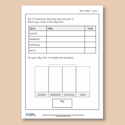 Y2 Maths 6 (Statistics) Additional Resources AR