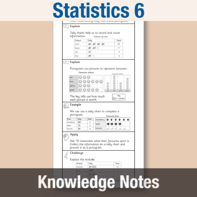 Y2 Maths 6 (Statistics) Knowledge Notes KN