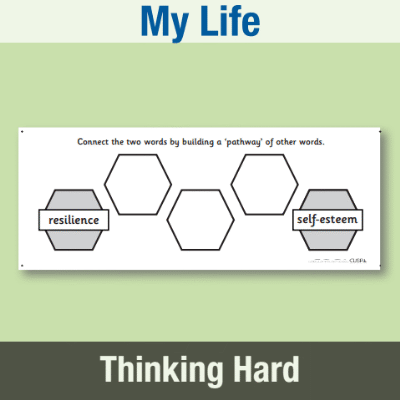Image of Year 2 PSHE (My Life) Pre-Filled Thinking Hard CUSP Resource