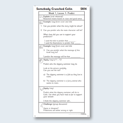 Y2 Reading (Somebody Crunched Colin) Knowledge Notes SKN