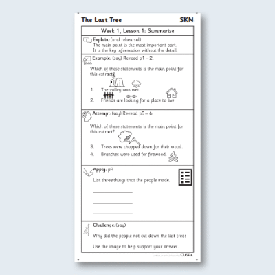 Y2 Reading (The Last Tree) Knowledge Notes SKN