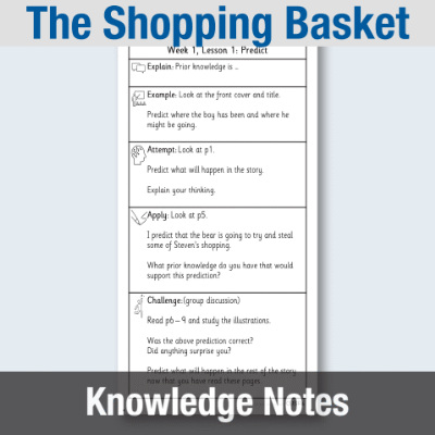 Y2 Reading (The Shopping Basket) Knowledge Notes KN