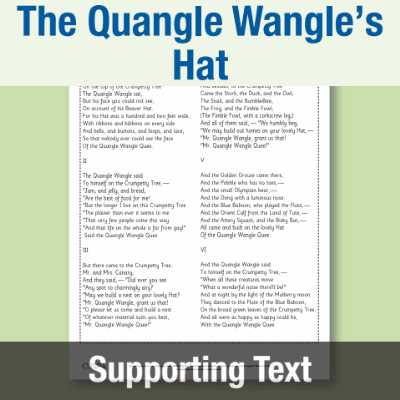 Y2 Reading (The Quangle Wangle's Hat) Supporting Texts ST