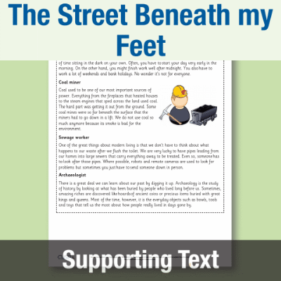 Y2 Reading (The Street Beneath my Feet) Supporting Texts ST