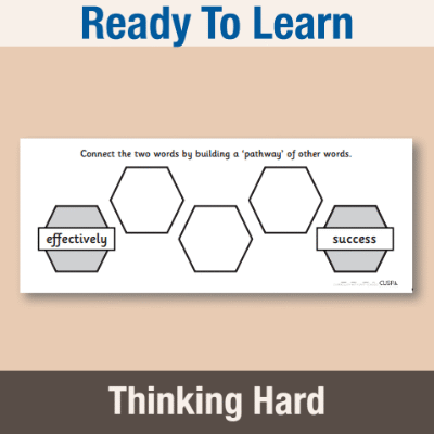Image of Year 3-4 & 4 PSHE (Ready To Learn) Pre-FilledThinking Hard CUSP Resource