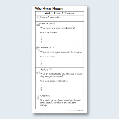 Lg_Y3 Reading (Why Money Matters) Knowledge Notes KN