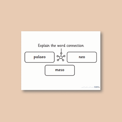 Image of Year 3 History (Study Changes in Britain from the Stone Age to the Iron Age) Pre-Filled Thinking Hard  CUSP Resource