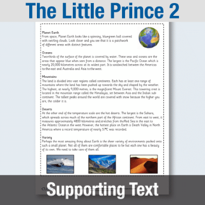 Y3 Reading (The Little Prince 2) Supporting Text ST