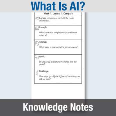 Y3 Reading (What Is AI?) Knowledge Notes KN