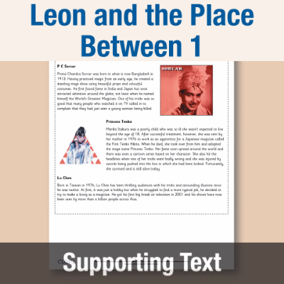 Y3 Reading (Leon and the Place Between 1) Supporting Texts ST