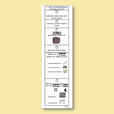 Y3 Science (Revisit Rocks) Knowledge Notes KN