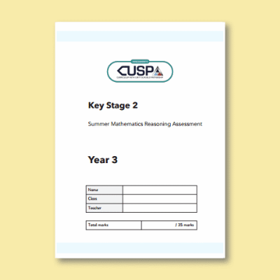 Image of Year 3 Summer Maths Reasoning Assessment Booklet CUSP Resource