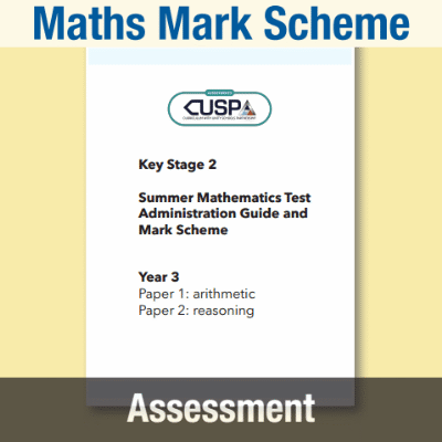 Image of Year 3 Summer Maths Mark Scheme CUSP Resource
