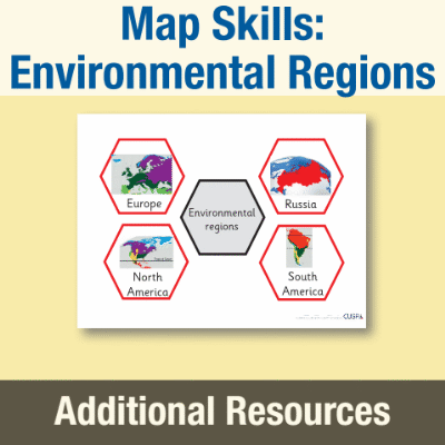 Y4 Geography (Map Skills: Environmental Regions of Europe, Russia, North and South America) AR1 Structured Assessment Option 1