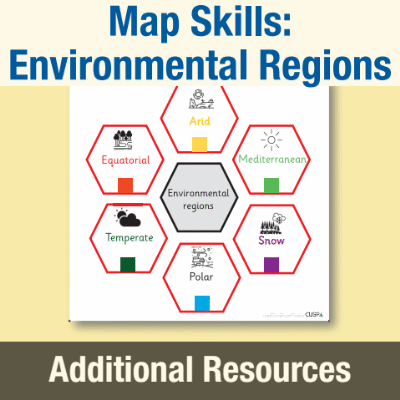 Y4 Geography (Map Skills: Environmental Regions of Europe, Russia, North and South America) AR2 Structured Assessment Option 2