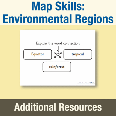 Y4 Geography (Map Skills: Environmental Regions of Europe, Russia, North and South America) Pre-Filled Thinking Hard