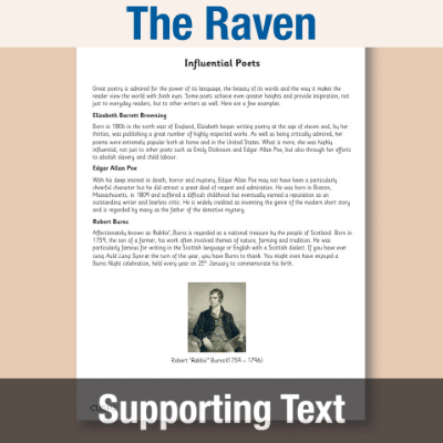 Y4 Reading (The Raven) Supporting Texts ST