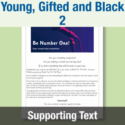 Y4 Reading (Young, Gifted and Black 2) Supporting Texts ST