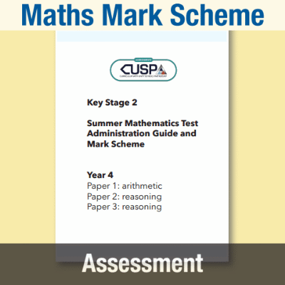 Image of Year 4 Summer Maths Mark Scheme CUSP Resource