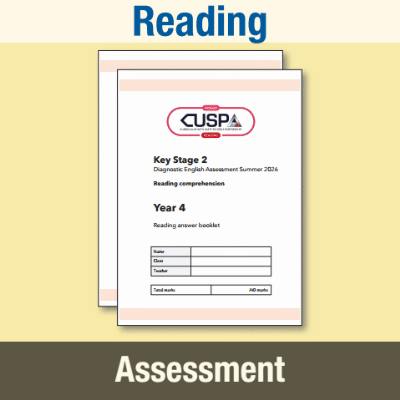 Image of Year 4 Summer Reading Text & Answer Booklets CUSP Resource