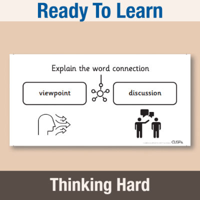 Image of Year 5-6 & 6 PSHE (Ready To Learn) Pre-Filled Thinking Hard CUSP Resource