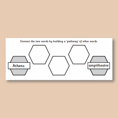 Image of Year 5 History (The Earliest Civilisations: Ancient Greece) Pre-Filled Thinking Hard  CUSP Resource