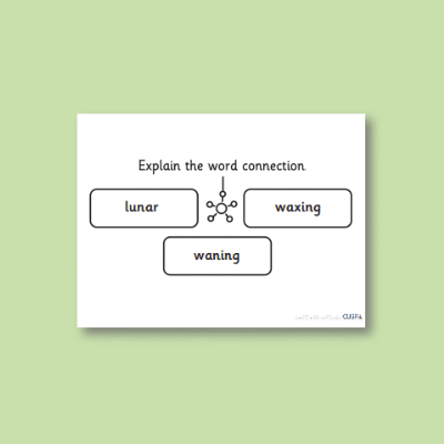Image of Year 5 Science (Earth and Space) Pre-Filled Thinking Hard  CUSP Resource