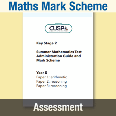 Image of Year 5 Summer Maths Mark Scheme CUSP Resource