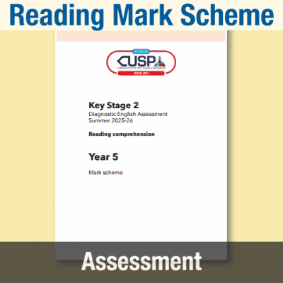Image of Year 5 Summer Reading Mark Scheme CUSP Resource
