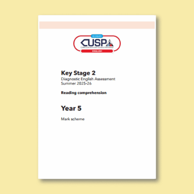 Image of Year 5 Summer Reading Mark Scheme CUSP Resource