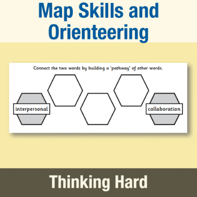 Image of Year 6 Geography (Map Skills and Orienteering) Pre-Filled Thinking Hard  CUSP Resource