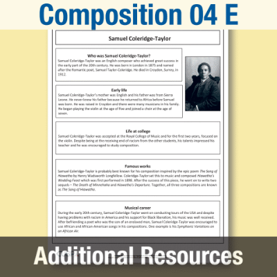 Y6 Music E (Composition 04) Samuel Coleridge-Taylor