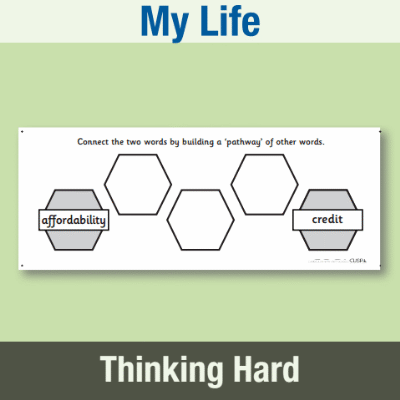 Y6 PSHE (My Life) Pre-Filled Thinking Hard