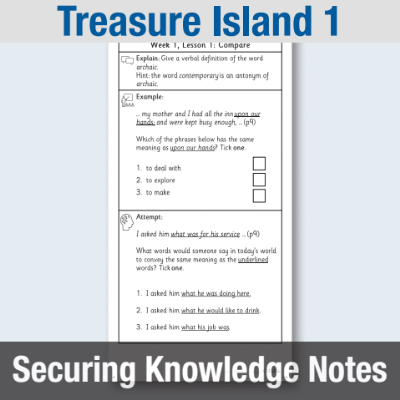 Y6 Reading (Treasure Island 1) Knowledge Notes SKN