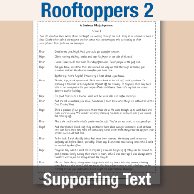Y6 Reading (Rooftoppers 2) Supporting Texts ST