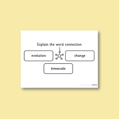 Image of Year 6 Science (Evolution and inheritance) Pre-Filled Thinking Hard  CUSP Resource
