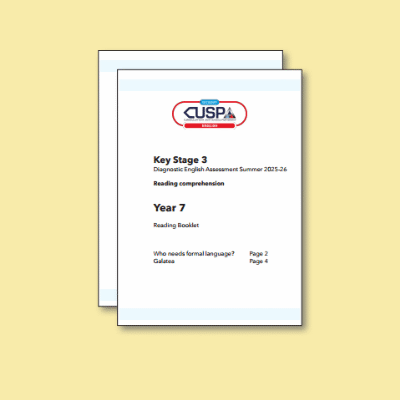 Image of Year 07 7 Summer Reading Text & Answer Booklets CUSP Resource