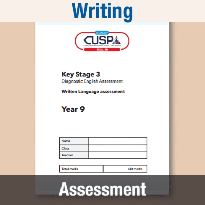 Image of Year 09 9 Autumn Written Language Text & Answer Booklets CUSP Resource