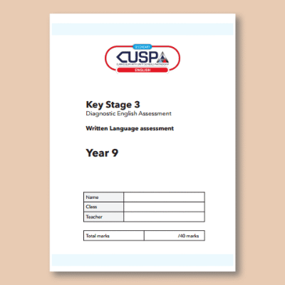 Image of Year 09 9 Autumn Written Language Text & Answer Booklets CUSP Resource