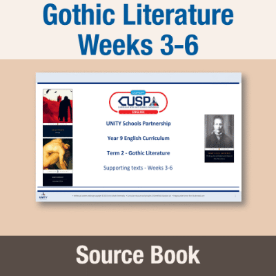 Image of Year 09 English Literature (Gothic literature) Source Book SB CUSP Resource